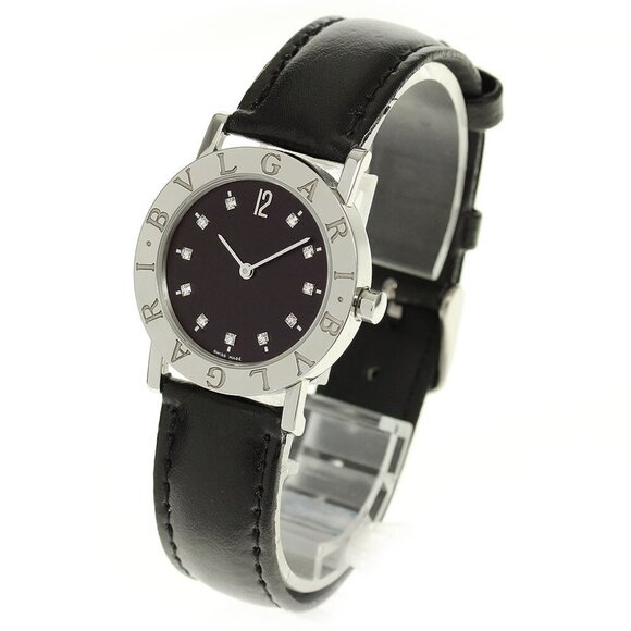 BVLGARI BVLGARIBVLGARI BB30SLD Date black Dial Quartz Boy's Watch